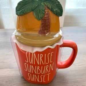 Rae Dunn SUNRISE SUNBURN SUNSET mug